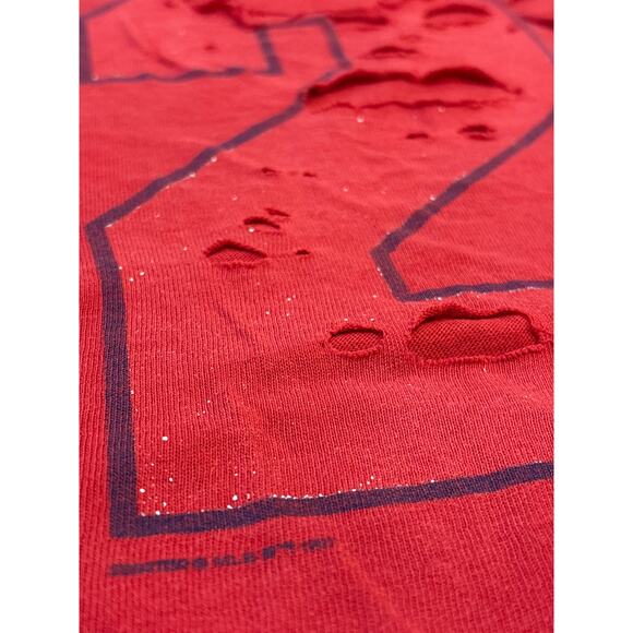 Vintage 1997 Marc McGwire Cardinals thrashed starter shirt Large USA distressed - Picture 4 of 6